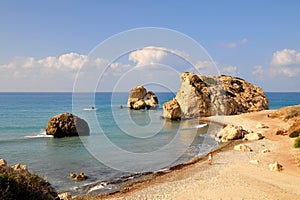 Aphrodite's Rock, Cyprus. photo