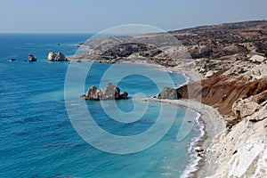 Aphrodite's rock in Cyprus