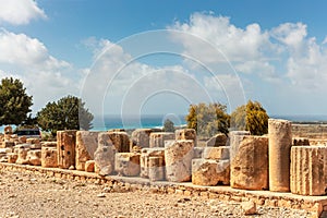Aphrodite Sanctuary ruins in Cyprus.