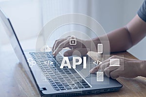 API Application Programming Interface connect services on internet and allow network data communication, a software engineer