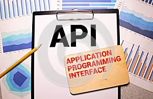 API - Application Programming Interface. Software development tool. Business, modern technology