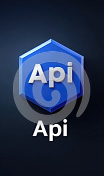 Api concept structure: data exchange, software bridge, system integration, command protocol, digital connection