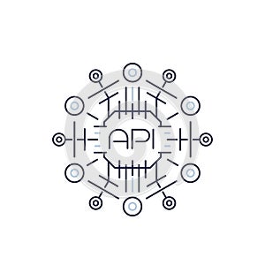 API icon, application programming interface