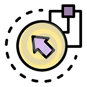 Api icon vector flat