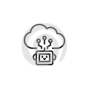 API Integration line icon
