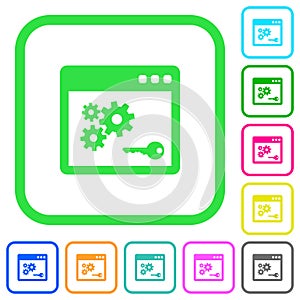 API key vivid colored flat icons icons photo