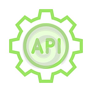 API setting color line icon