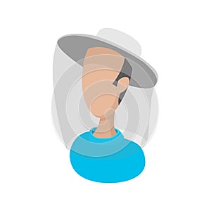 Apiarist cartoon icon