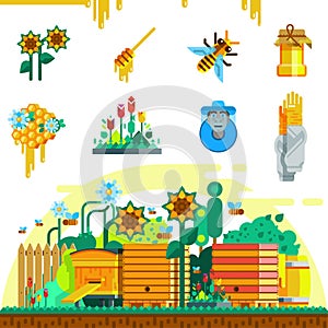 Apiary Icons Set