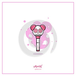 Apink K-POP Group Light Stick Flat Icon