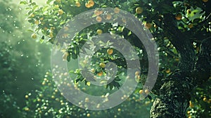 Aple tree, Generate Ai