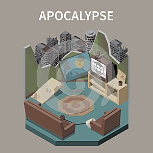 Apocalypse Isometric Design Concept