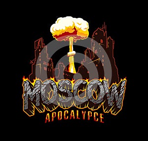 Apocalypse in Moscow vintage concept