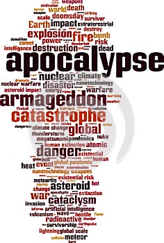 Apocalypse word cloud