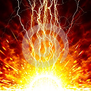 Apocalyptic background