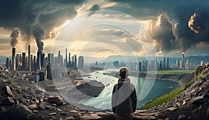 Apocalyptic future earth