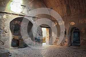 The Central Thermae. Roman bath. Ercolano. Herculaneum. Naples. Italy photo