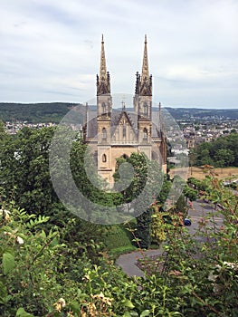 The Apollinaris Church in Remagen. Germany