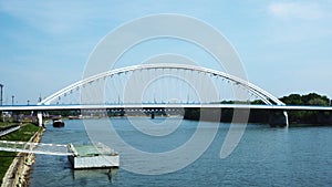 Apollo bridge in the Bratislava