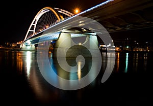 Apollo bridge in Bratislava