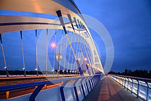 Apollo bridge in Bratislava, Slovakia