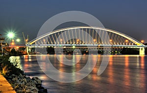 Apollo bridge in the evening