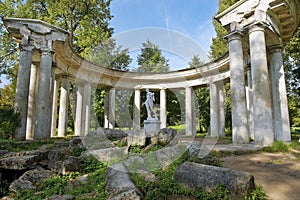 Apollo Colonnade in Pavlovsk Park, Saint Petersburg, Russia