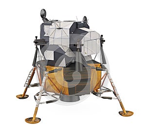 Apollo Lunar Module Isolated