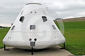 Apollo space capsule mockup