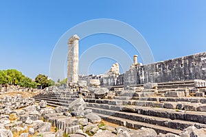 Apollo Temple at Didyma in Didim,Aydin,Turkey.