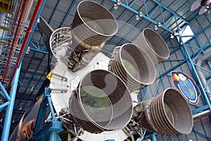 Apollo V11 rocket on display at Kennedy Space Centre