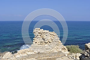 Apollonia beach near Tel Aviv.