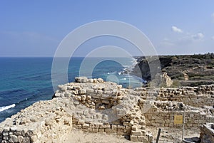 Apollonia fortress near Tel Aviv. photo
