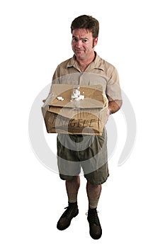 Apologetic Delivery Man