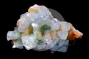 Apophyllite and Stilbite crystals
