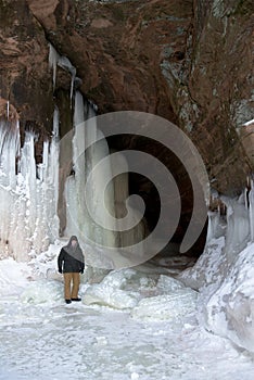 Apostle Islands Ice Caves, Winter Landscape