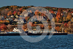 The Apostle Islands National Lake Shore are a popular Tourist Destination on Lake Superior in Wisconsin