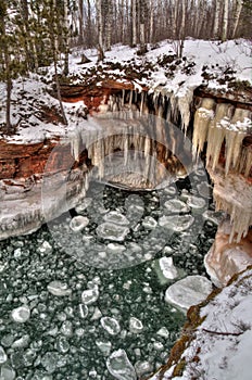 The Apostle Islands National Lake Shore are a popular Tourist Destination on Lake Superior in Wisconsin