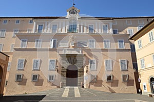 The Apostolic Palace of Castel Gandolfo headquarters of the papa