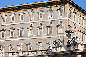 Apostolic Palace, Pope's residense and window