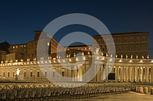 Apostolic Palace and St. Peter`s Square, Vatican City