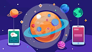 An app that allows kids to build and manage their own planet learning about resource management and space colonization