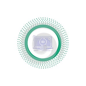 App, application, new, software, update Glyph Icon. Vector isolated illustration