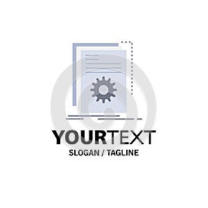 App, build, developer, program, script Flat Color Icon Vector