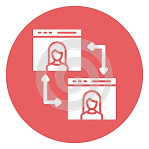 App design, responsive design .  Vector icon which can easily modify or edit