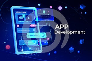 App development adaptive layout application banner