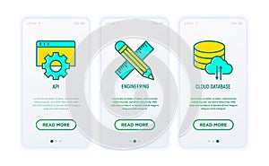 App development: API, engineering, cloud database