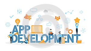 App development concept.
