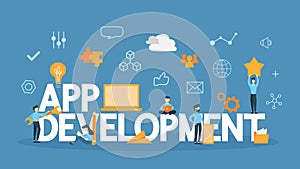 App development concept.