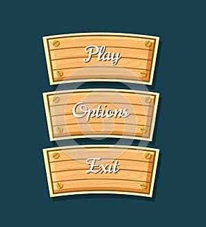 App graphical user interface cartoon collection